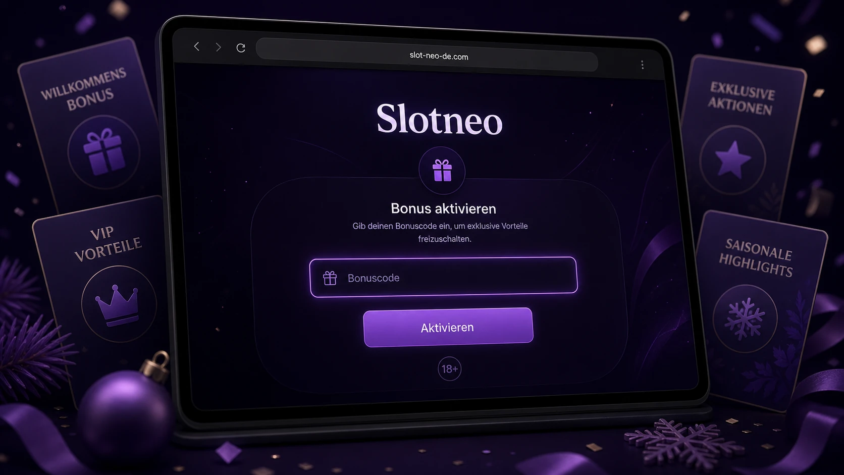 Slotneo Bonus Code und Bonuscode