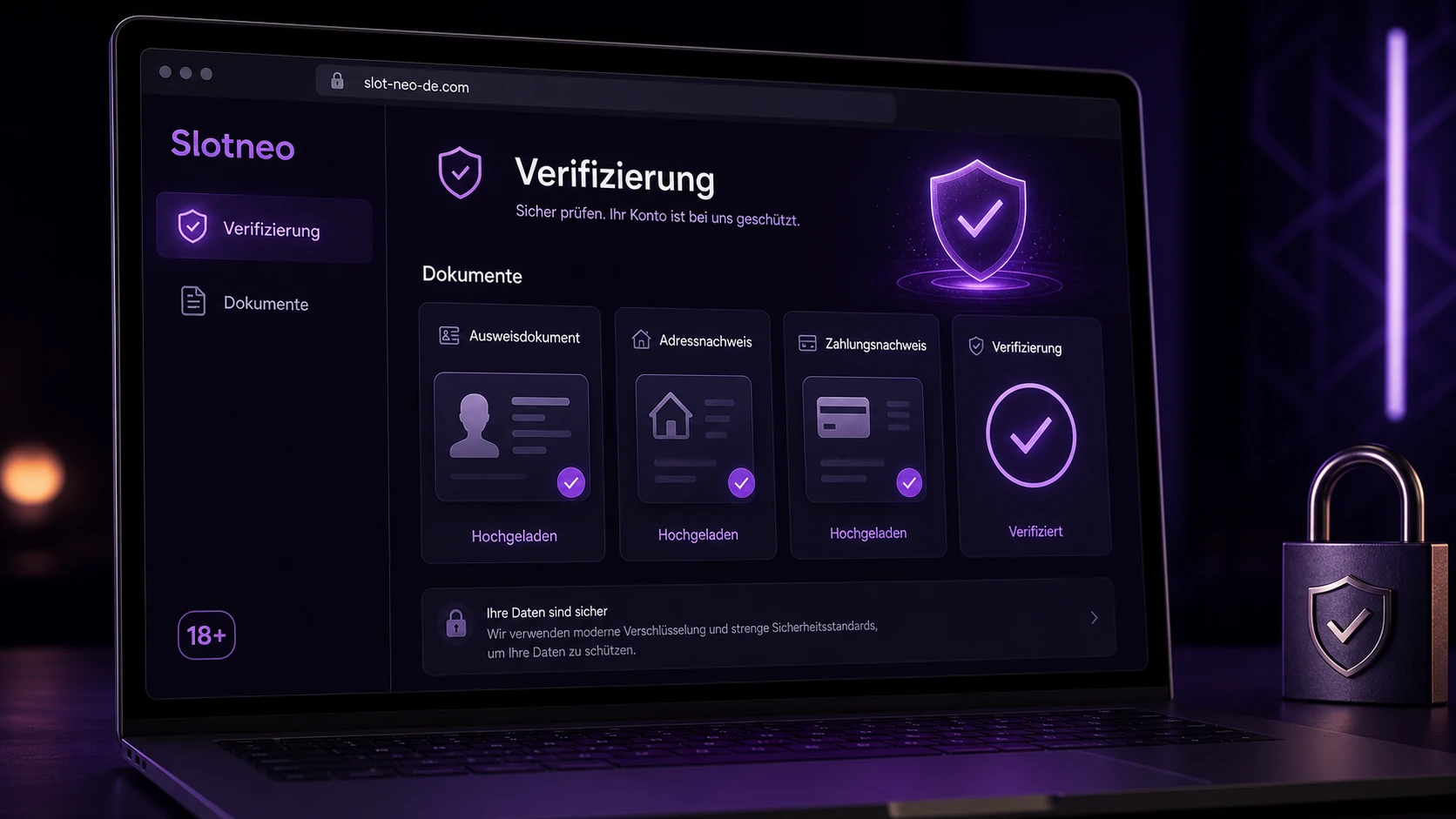 Slotneo Konto verifizieren